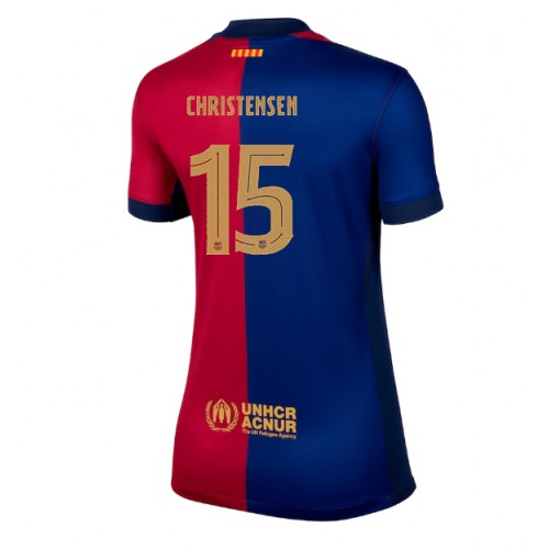 Fotbalové Dres Barcelona Andreas Christensen #15 Dámské Domácí 2024-25 Krátký Rukáv